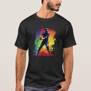 Schwarze Katze mit ziemlich coolen Sonnenaufgang u T-Shirt