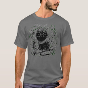 Schwarze Katze , Niedliche Katze , Schwarze Katze, T-Shirt