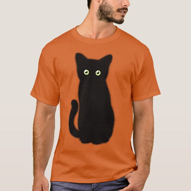 Schwarze Katze, niedliches Kätzchen, spoktacular S T-Shirt (Vorderseite)