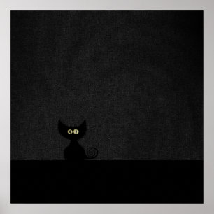 SCHWARZE KATZE POSTER