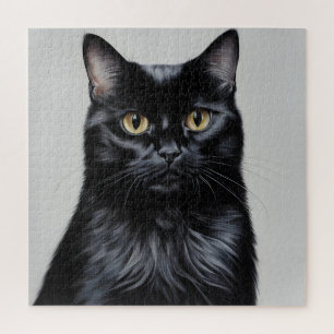 Schwarze Katze Puzzle