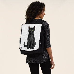 Schwarze Katze Rucksack