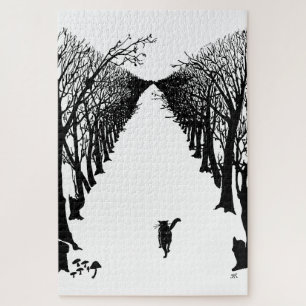 Schwarze Katze, Rudyard Kipling Puzzle