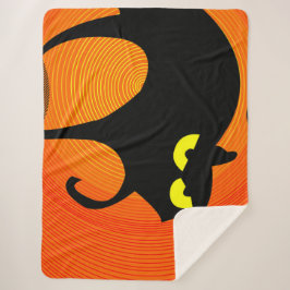 Schwarze Katze Sherpadecke