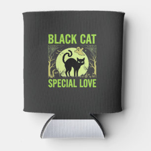 Schwarze Katze Spezielle Liebe Halloween Grafik Dosenkühler