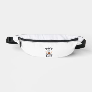 Schwarze Katze spezielle Liebe Halloween-Katze Vek Bauchtasche