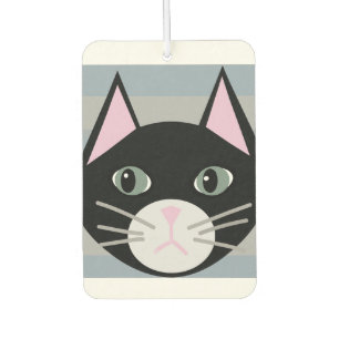 Schwarze Katze, Streifen Autolufterfrischer