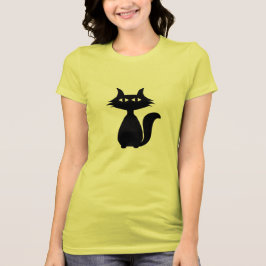 Schwarze Katze T-Shirt