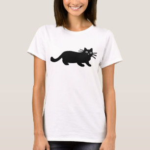 Schwarze Katze T-Shirt