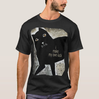 Schwarze Katze T-Shirt