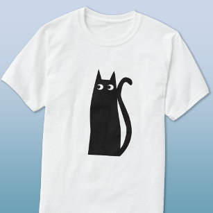 Schwarze Katze T-Shirt