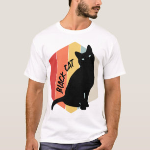 Schwarze Katze T-Shirt