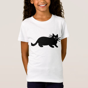Schwarze Katze T-Shirt