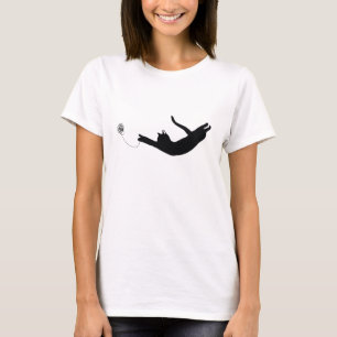 Schwarze Katze T-Shirt