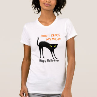Schwarze Katze T-Shirt