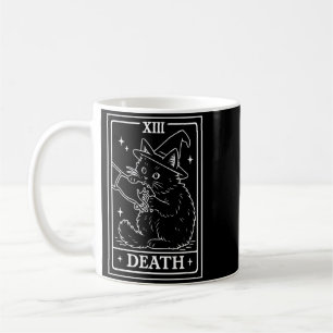 Schwarze Katze Tarot Tod Halloween Hexenkatze Lieb Kaffeetasse