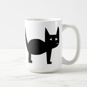 Schwarze Katze Tasse