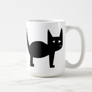 Schwarze Katze Tasse