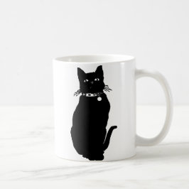 Schwarze Katze Tasse