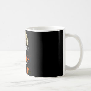 Schwarze Katze toter Baum bereit für Halloween  Kaffeetasse