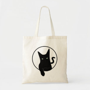 Schwarze Katze Tragetasche