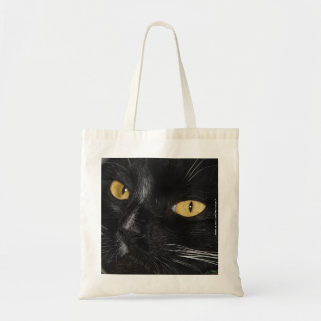 Schwarze Katze Tragetasche (Vorne)