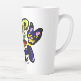 Schwarze Katze und Sonnenblumen  Milchtasse