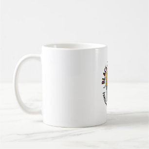 Schwarze Katze Vertrauter Vintage-Halloween-Rettun Kaffeetasse