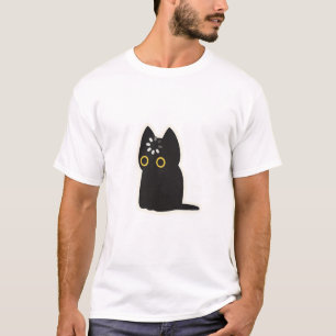 Schwarze Katze Void Ladezeit Süße Lustige Tierlieb T-Shirt