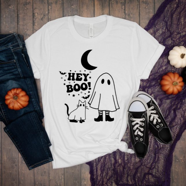 Schwarze Katze zwischen Funny niedlich Cat hallowe T-Shirt (Von Creator hochgeladen)
