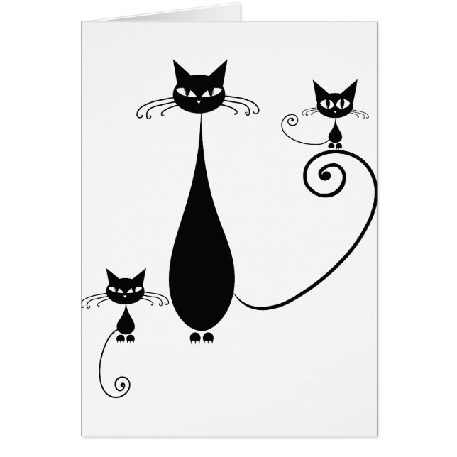 Schwarze Katzen (Vorne)