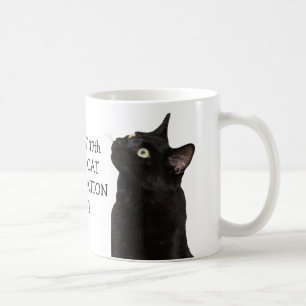 Schwarze Katzen-Anerkennungs-TagesTasse Tasse