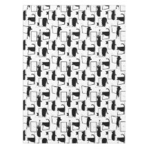 Schwarze Katzen auf Laptops