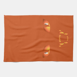 Schwarze Katzen Handtuch verschleiert Halloween Te