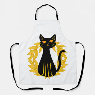Schwarze Katzen Haustiere Horror Halloween Kinder Schürze