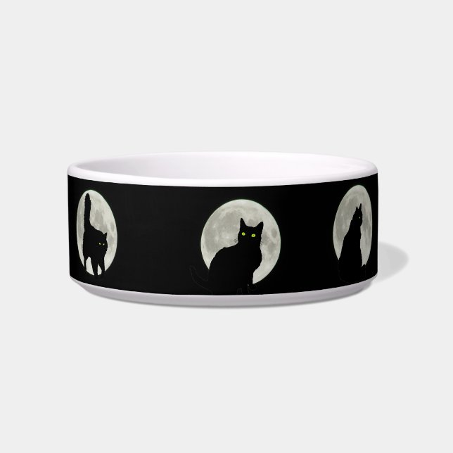 Schwarze Katzen im Vollmond-Licht Napf (Rechts)