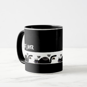 SCHWARZE KATZEN LIEBHABER TASSE