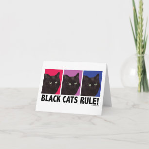 Schwarze Katzen REGEL! Leere Karte