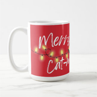 Schwarze Katzen Regel! Merry Cat-mas Kaffeetasse