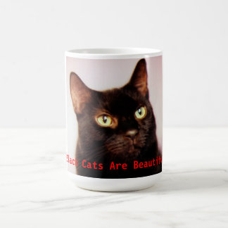 Schwarze Katzen sind schöne Tasse
