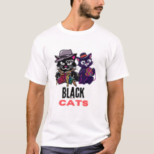 Schwarze Katzen T-Shirt