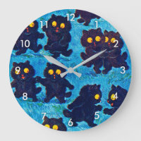 Schwarze Katzen tanzen im Mondlicht, Louis Wain