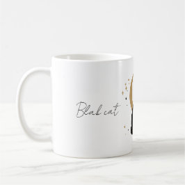 Schwarze Katzen-Tasse Kaffeetasse