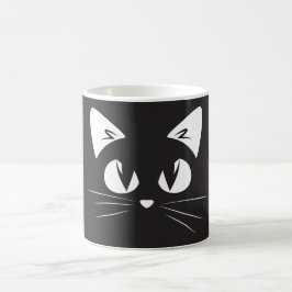 Schwarze Katzen-Tasse | Wir sind alle Tassen