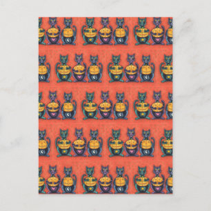 SCHWARZE KATZEN UND ÄFFCHEN SEHEN KEIN ÜBEL, LUSTI POSTKARTE