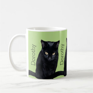 Schwarze Katzen-wirkliches Foto-personalisierter Kaffeetasse