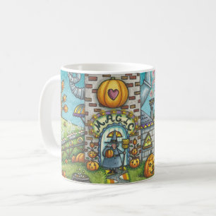 SCHWARZE KATZEN, WITCH PUMPKIN PIE FACTORY CLASSIC KAFFEETASSE