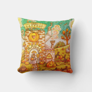 SCHWARZE KATZEN, WITCH PUMPKIN PIE FACTORY DURCH P KISSEN