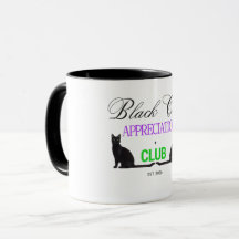 Schwarze Katzen Würdigung Club Spielhafter Hallowe