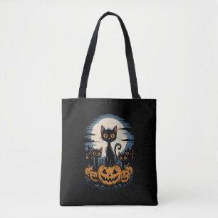 Schwarze Katzenliebhaber Halloween Sternennacht Va